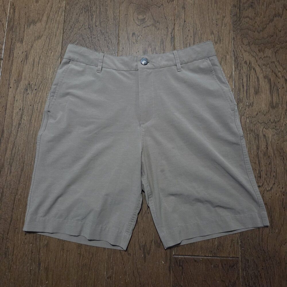 Faherty All day Shorts Mens 30 Khaki Drawstring Chino Stretch Casual Pockets